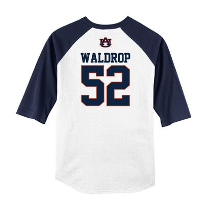 Auburn - NCAA Baseball : Tanner Waldrop - USA Raglan Raglan Shirt-1