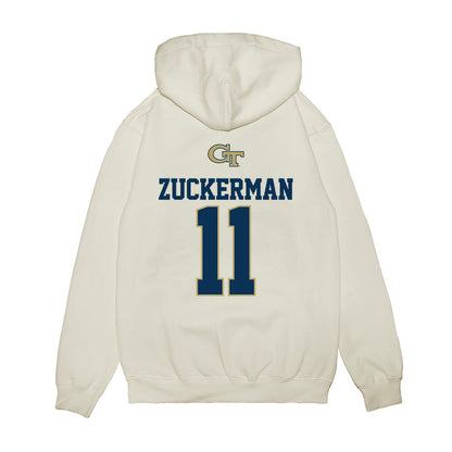 Georgia Tech - NCAA Baseball : Ryan Zuckerman - USA Premium Hooded Sweatshirt-1