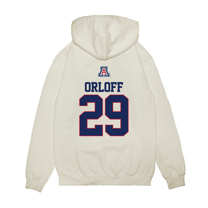 Arizona - NCAA Baseball : Eric Orloff - USA Raglan Premium Hooded Sweatshirt-1