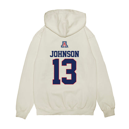 Arizona - NCAA Baseball : Carson Johnson - USA Raglan Premium Hooded Sweatshirt-1