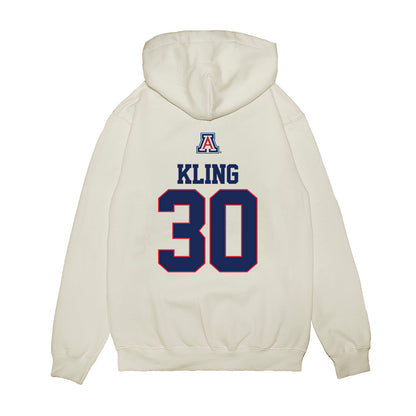 Arizona - NCAA Baseball : Corey Kling - USA Raglan Premium Hooded Sweatshirt-1
