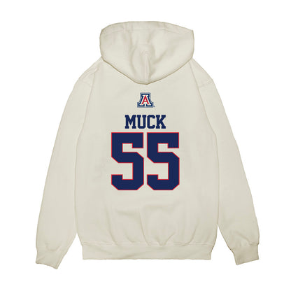 Arizona - NCAA Baseball : Karter Muck - USA Raglan Premium Hooded Sweatshirt-1