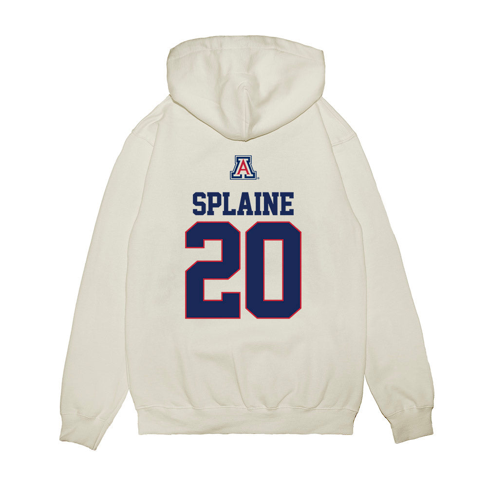 Arizona - NCAA Baseball : Tommy Splaine - USA Raglan Premium Hooded Sweatshirt-1