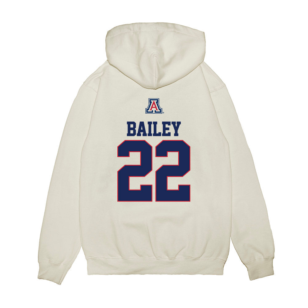 Arizona - NCAA Baseball : Smith Bailey - USA Raglan Premium Hooded Sweatshirt-1