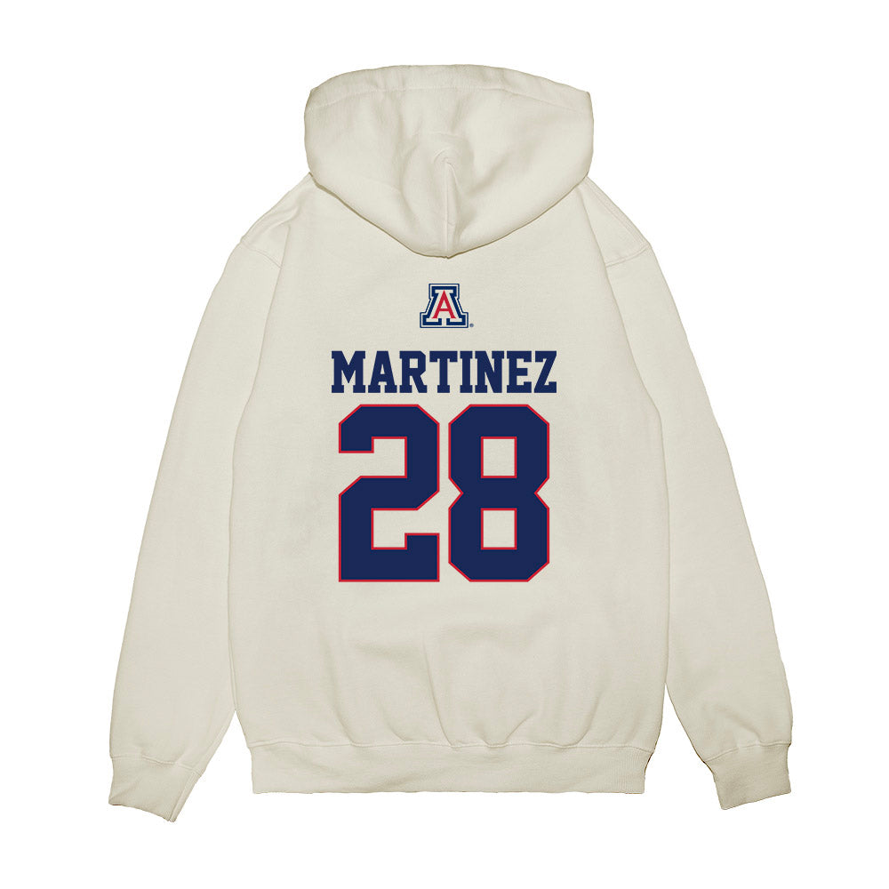 Arizona - NCAA Baseball : Matthew Martinez - USA Raglan Premium Hooded Sweatshirt-1