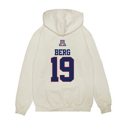 Arizona - NCAA Baseball : Jack Berg - USA Raglan Premium Hooded Sweatshirt-1