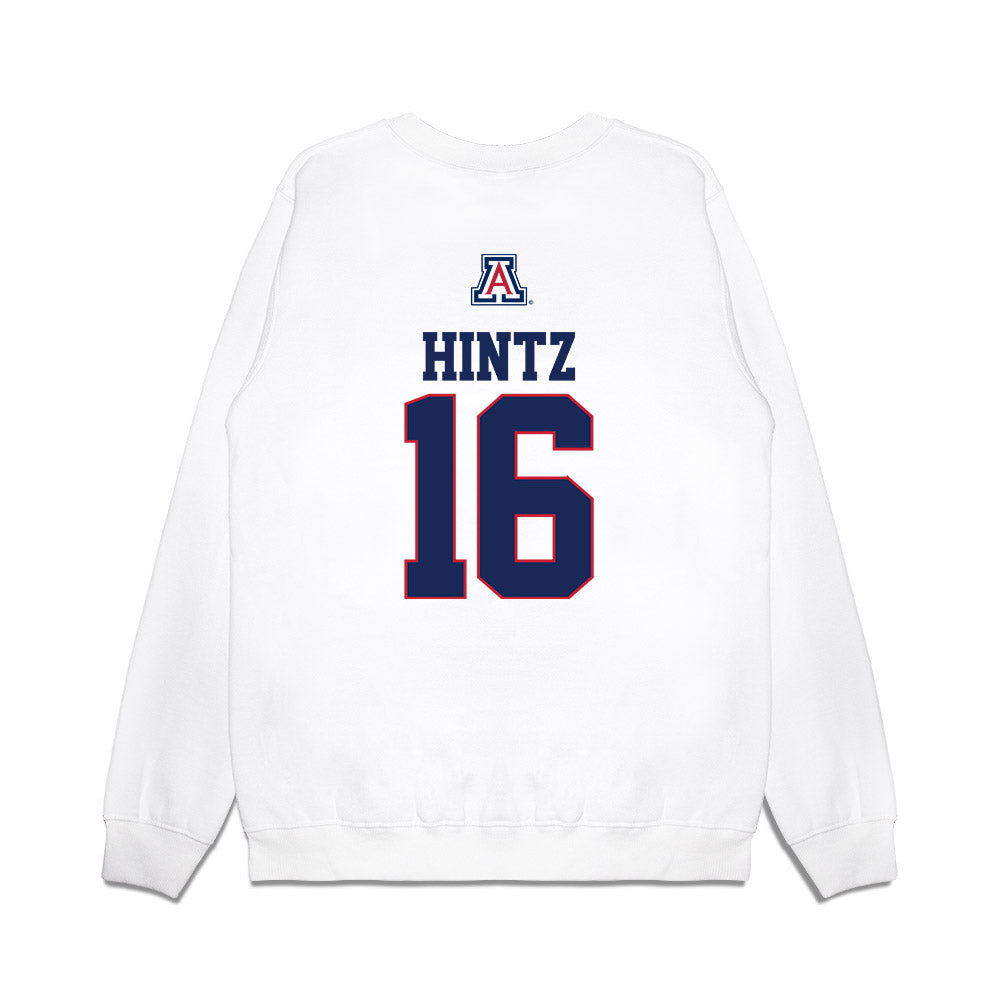 Arizona - NCAA Baseball : Casey Hintz - USA Raglan Premium Crewneck Sweatshirt-1