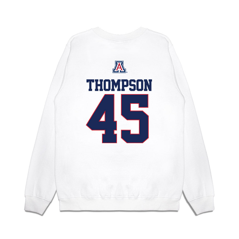 Arizona - NCAA Baseball : Kade Thompson - USA Raglan Premium Crewneck Sweatshirt-1