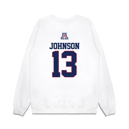 Arizona - NCAA Baseball : Carson Johnson - USA Raglan Premium Crewneck Sweatshirt-1