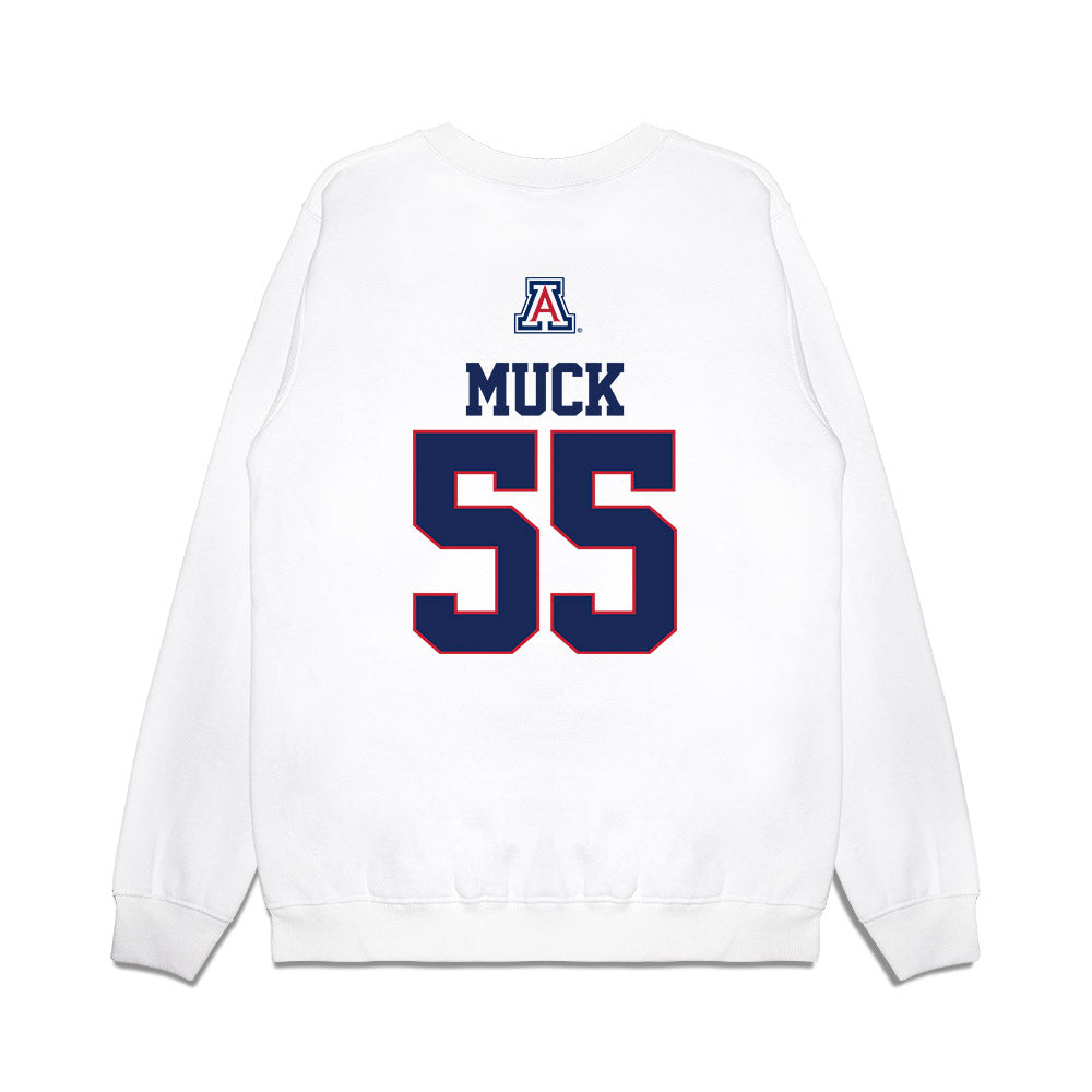 Arizona - NCAA Baseball : Karter Muck - USA Raglan Premium Crewneck Sweatshirt-1