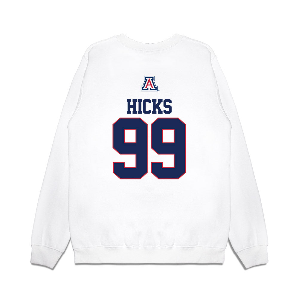 Arizona - NCAA Baseball : Garrett Hicks - USA Raglan Premium Crewneck Sweatshirt-1