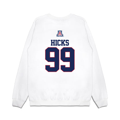 Arizona - NCAA Baseball : Garrett Hicks - USA Raglan Premium Crewneck Sweatshirt-1