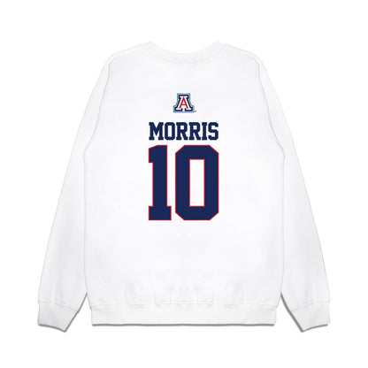 Arizona - NCAA Baseball : Patrick Morris - USA Raglan Premium Crewneck Sweatshirt-1