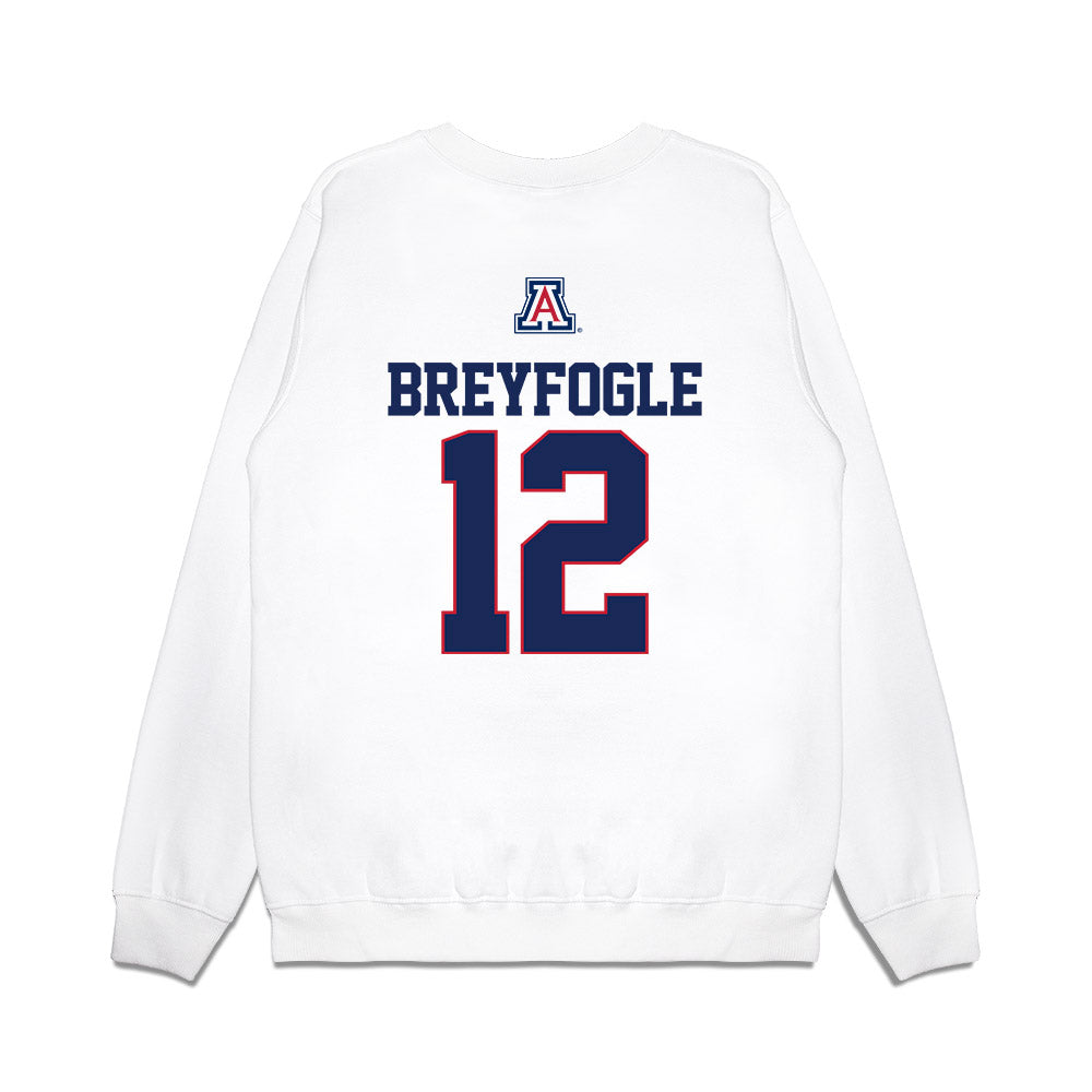 Arizona - NCAA Baseball : Easton Breyfogle - USA Raglan Premium Crewneck Sweatshirt-1