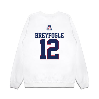 Arizona - NCAA Baseball : Easton Breyfogle - USA Raglan Premium Crewneck Sweatshirt-1