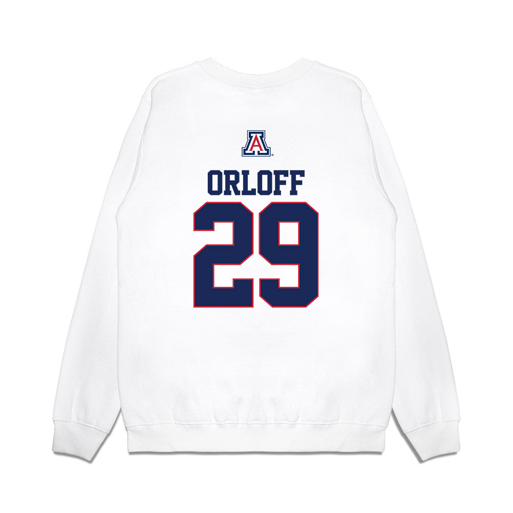 Arizona - NCAA Baseball : Eric Orloff - USA Raglan Premium Crewneck Sweatshirt-1