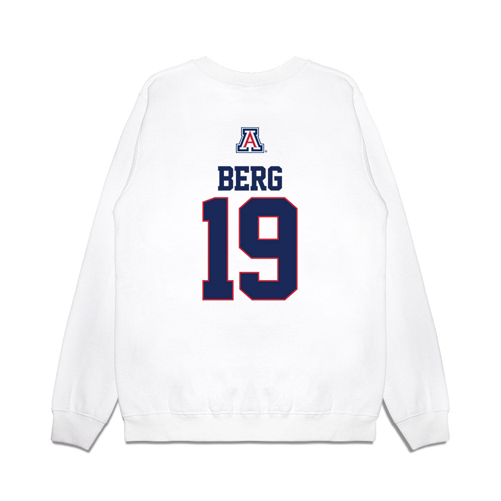 Arizona - NCAA Baseball : Jack Berg - USA Raglan Premium Crewneck Sweatshirt-1