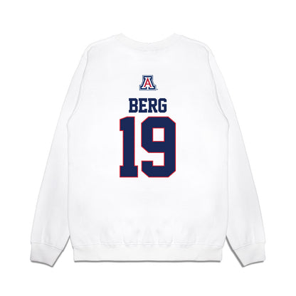 Arizona - NCAA Baseball : Jack Berg - USA Raglan Premium Crewneck Sweatshirt-1