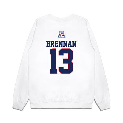 Arizona - NCAA Baseball : Cash Brennan - USA Raglan Premium Crewneck Sweatshirt-1