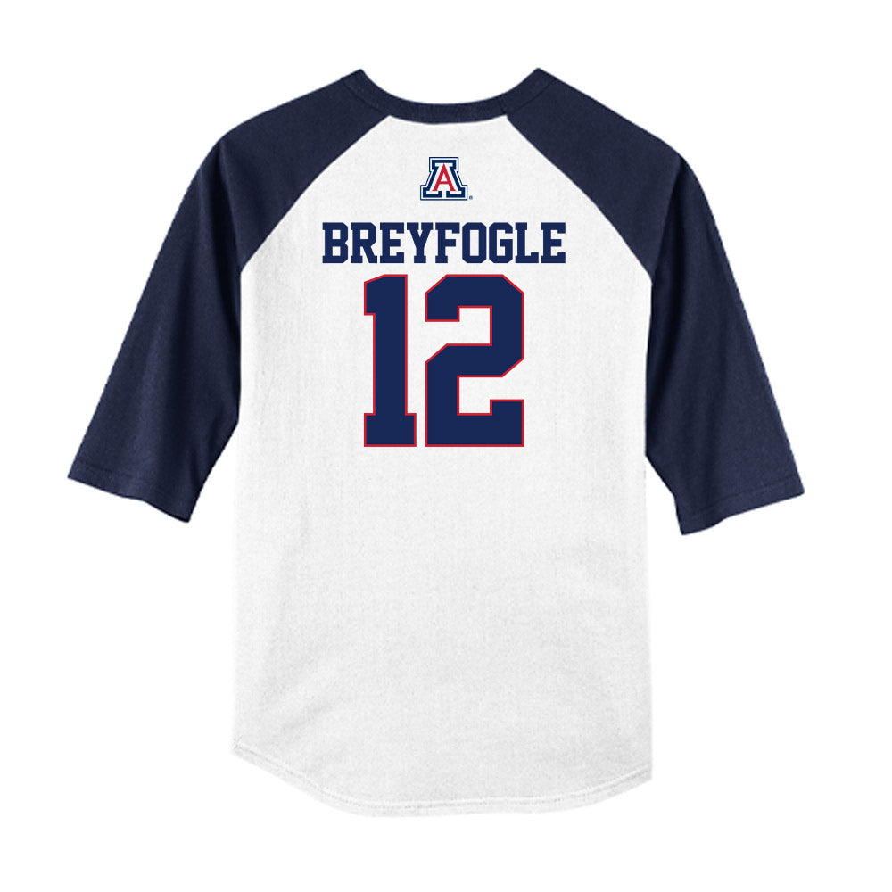 Arizona - NCAA Baseball : Easton Breyfogle - USA Raglan Raglan Shirt-1