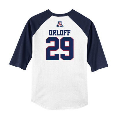 Arizona - NCAA Baseball : Eric Orloff - USA Raglan Raglan Shirt-1