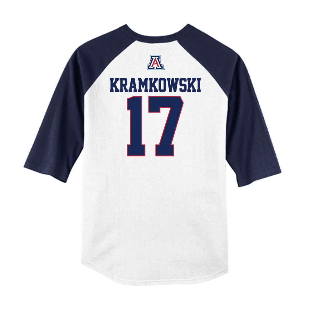 Arizona - NCAA Baseball : Owen Kramkowski - USA Raglan Raglan Shirt-1