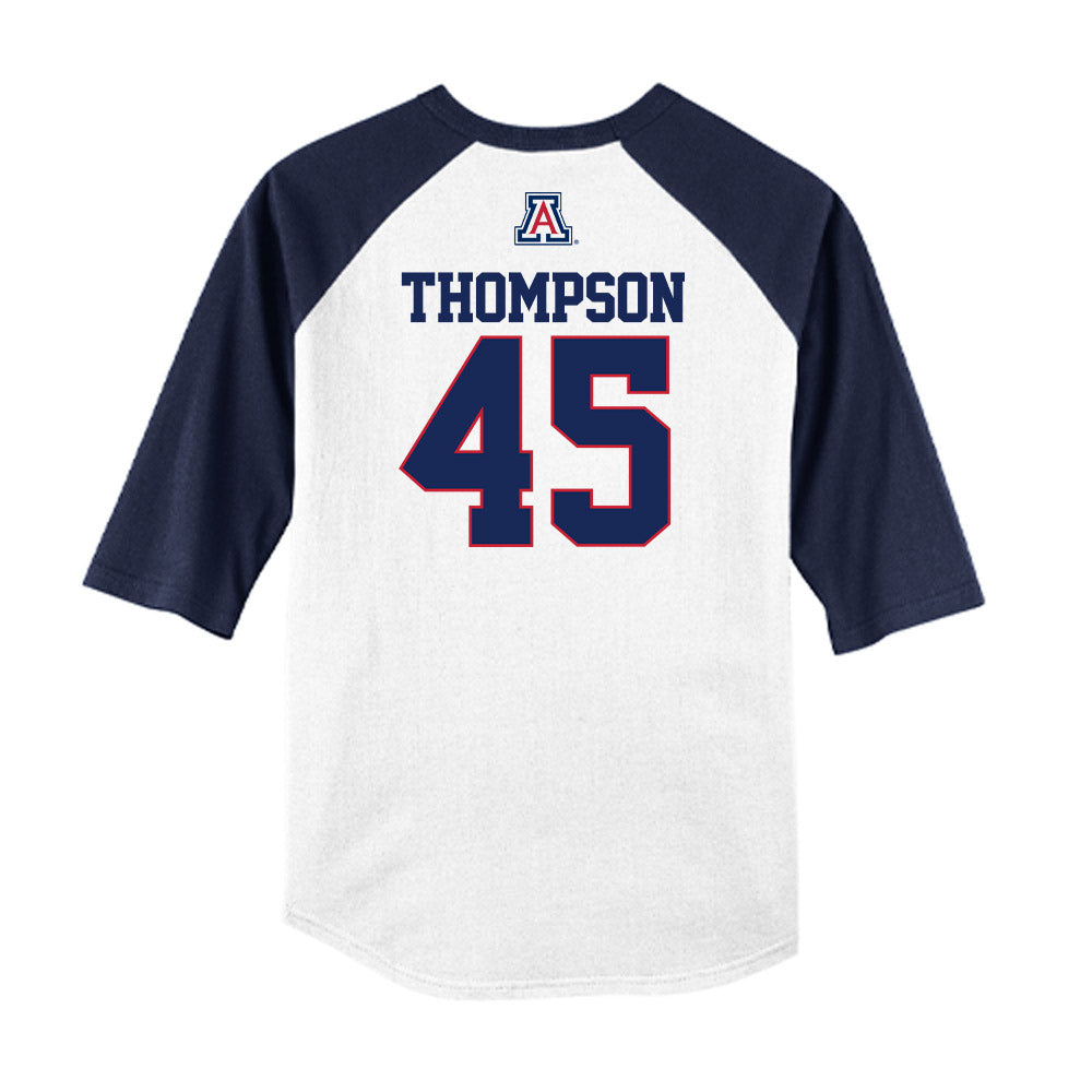 Arizona - NCAA Baseball : Kade Thompson - USA Raglan Raglan Shirt-1