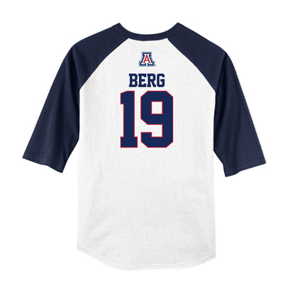 Arizona - NCAA Baseball : Jack Berg - USA Raglan Raglan Shirt-1