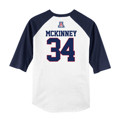 Arizona - NCAA Baseball : Collin McKinney - USA Raglan Raglan Shirt-1