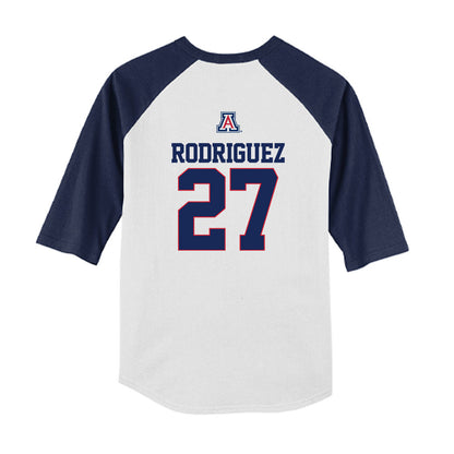 Arizona - NCAA Baseball : Dominic Rodriguez - USA Raglan Youth Raglan T-Shirt-1