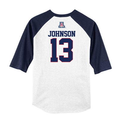 Arizona - NCAA Baseball : Carson Johnson - USA Raglan Raglan Shirt-1