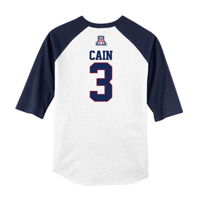 Arizona - NCAA Baseball : Andrew Cain - USA Raglan Raglan Shirt-1