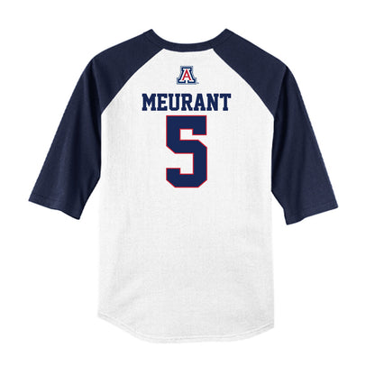 Arizona - NCAA Baseball : Mathis Meurant - USA Raglan Raglan Shirt-1