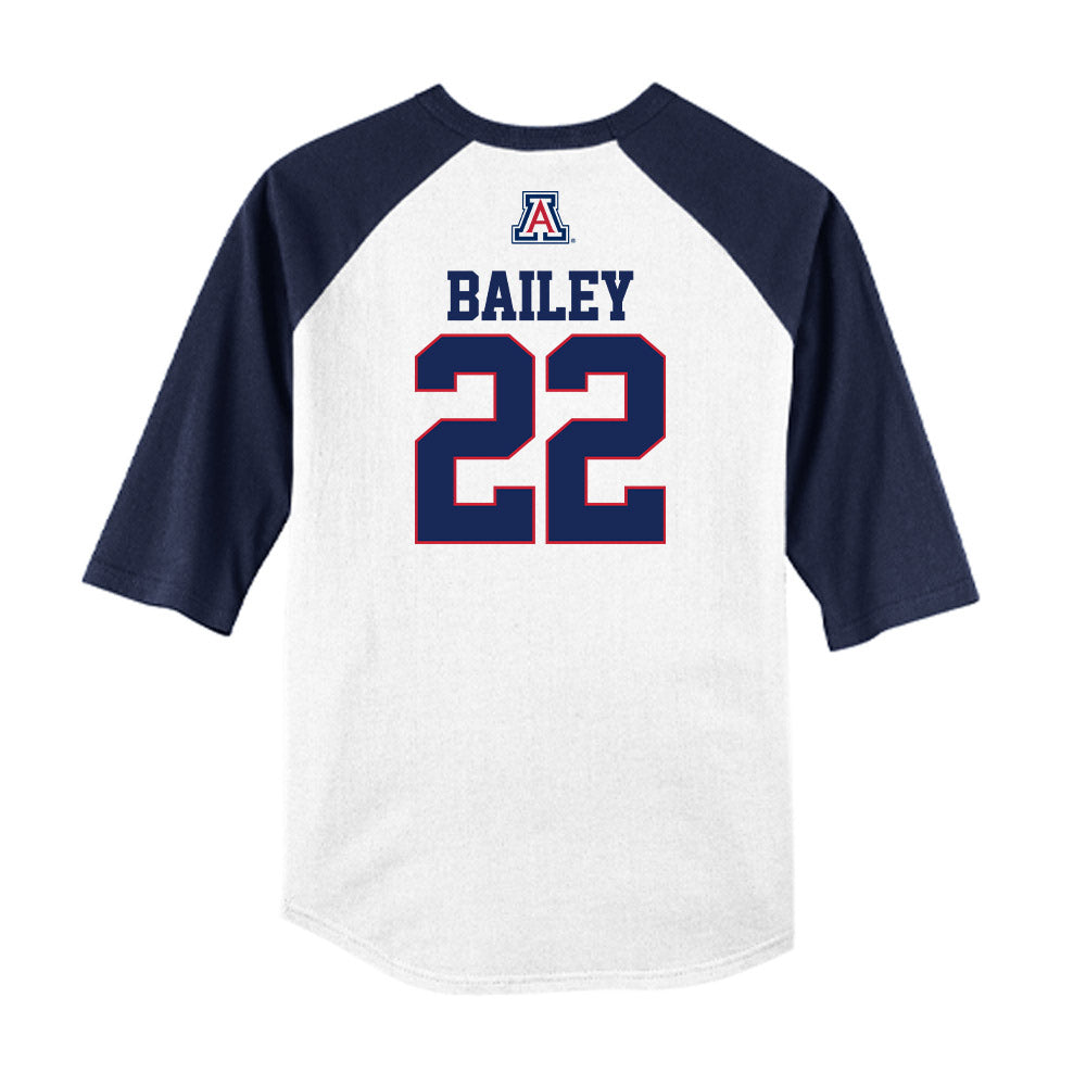 Arizona - NCAA Baseball : Smith Bailey - USA Raglan Raglan Shirt-1
