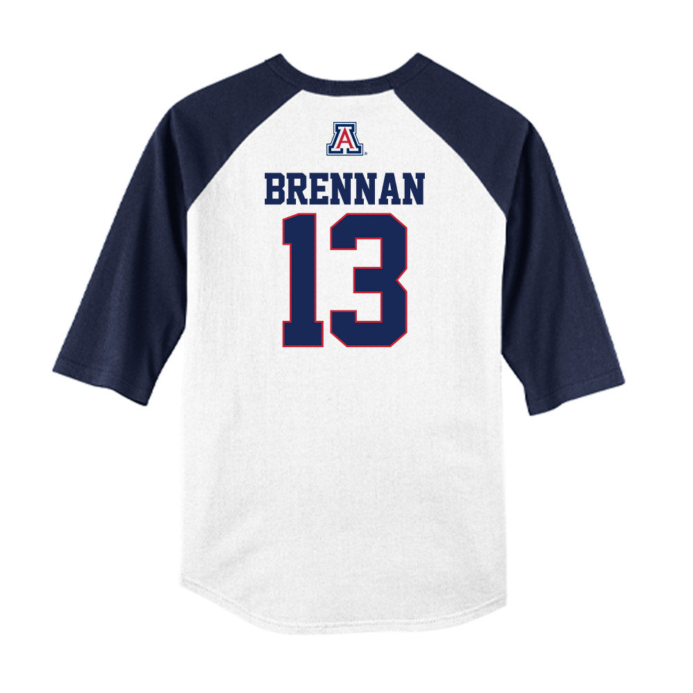 Arizona - NCAA Baseball : Cash Brennan - USA Raglan Raglan Shirt-1
