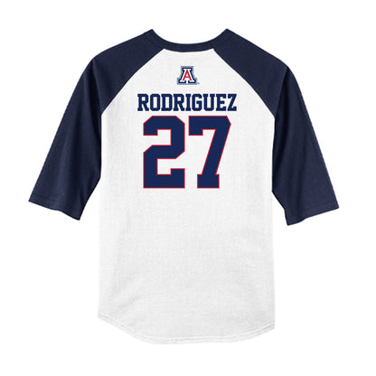 Arizona - NCAA Baseball : Dominic Rodriguez - USA Raglan Raglan Shirt-1