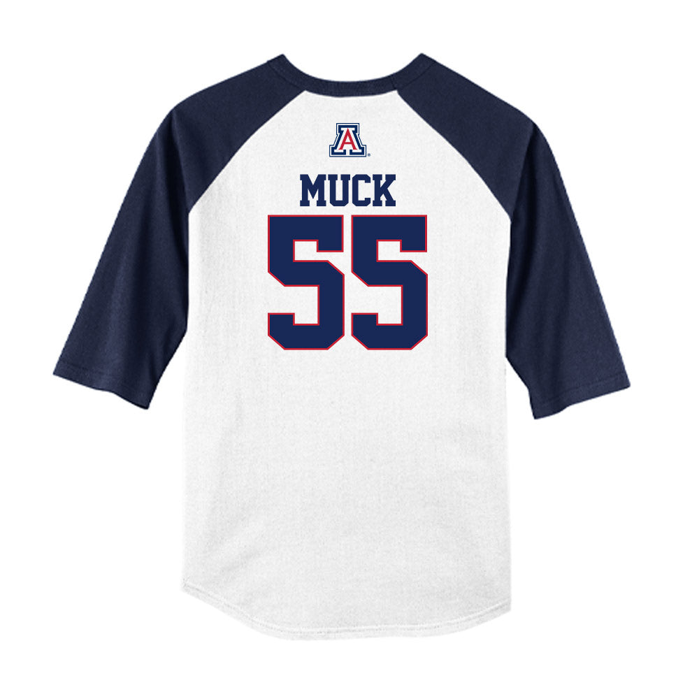 Arizona - NCAA Baseball : Karter Muck - USA Raglan Raglan Shirt-1
