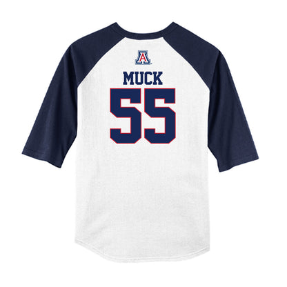 Arizona - NCAA Baseball : Karter Muck - USA Raglan Raglan Shirt-1