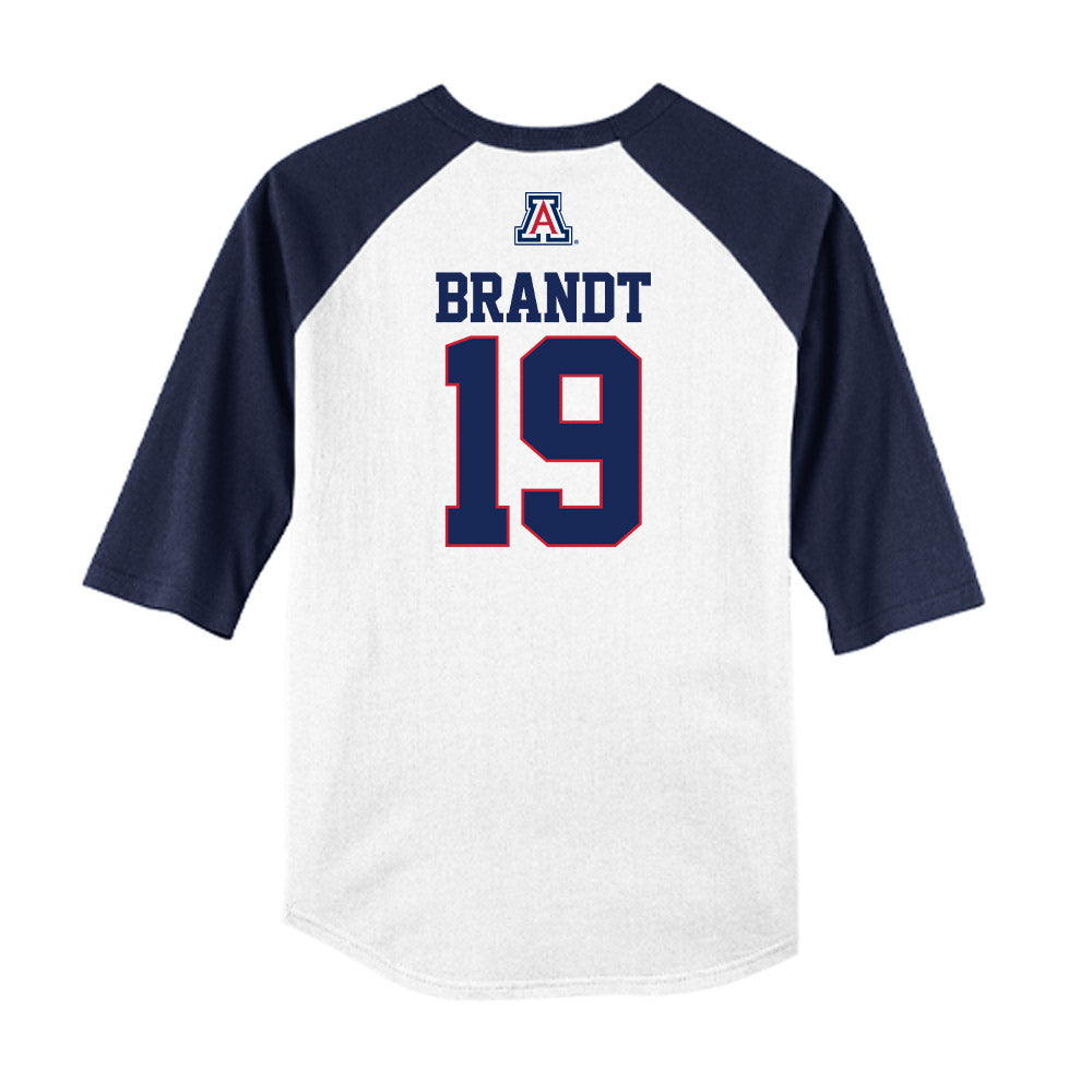 Arizona - NCAA Baseball : Evan Brandt - USA Raglan Raglan Shirt-1