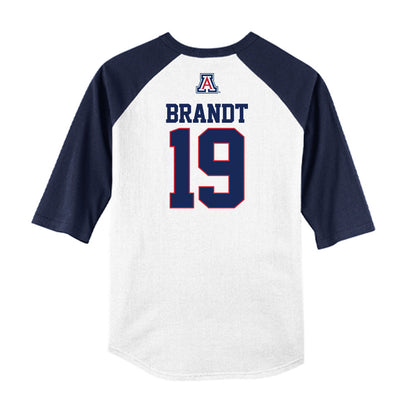 Arizona - NCAA Baseball : Evan Brandt - USA Raglan Raglan Shirt-1