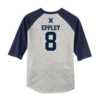 Xavier - NCAA Baseball : Sam Eppley - USA Raglan Shirt-1