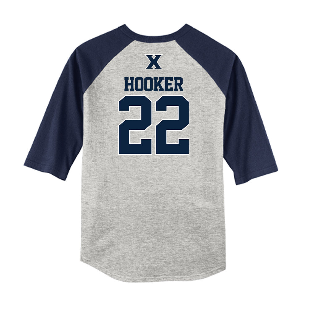 Xavier - NCAA Baseball : Jake Hooker - USA Raglan Shirt-1