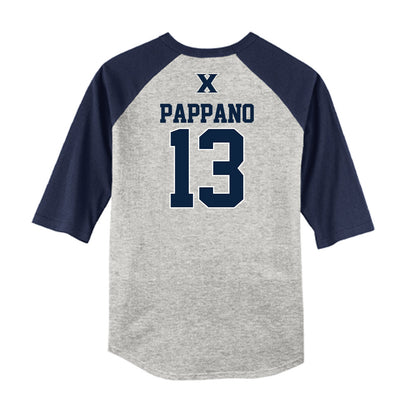Xavier - NCAA Baseball : Luke Pappano - USA Raglan Shirt-1