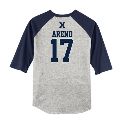 Xavier - NCAA Baseball : Joey Arend - USA Raglan Shirt-1