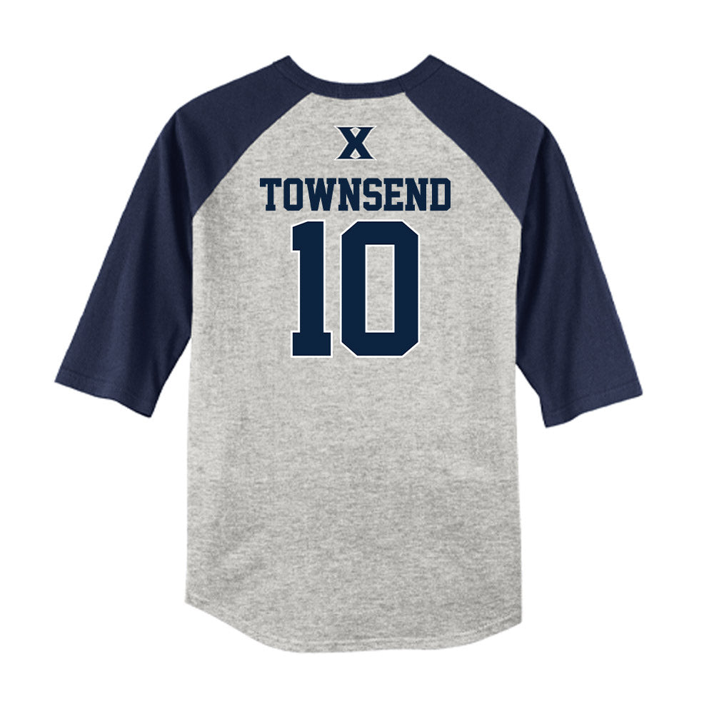 Xavier - NCAA Baseball : Tommy Townsend - USA Raglan Shirt-1