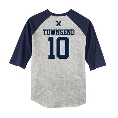 Xavier - NCAA Baseball : Tommy Townsend - USA Raglan Shirt-1