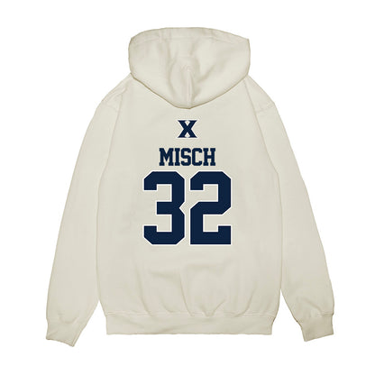 Xavier - NCAA Baseball : Connor Misch - USA Premium Hooded Sweatshirt-1