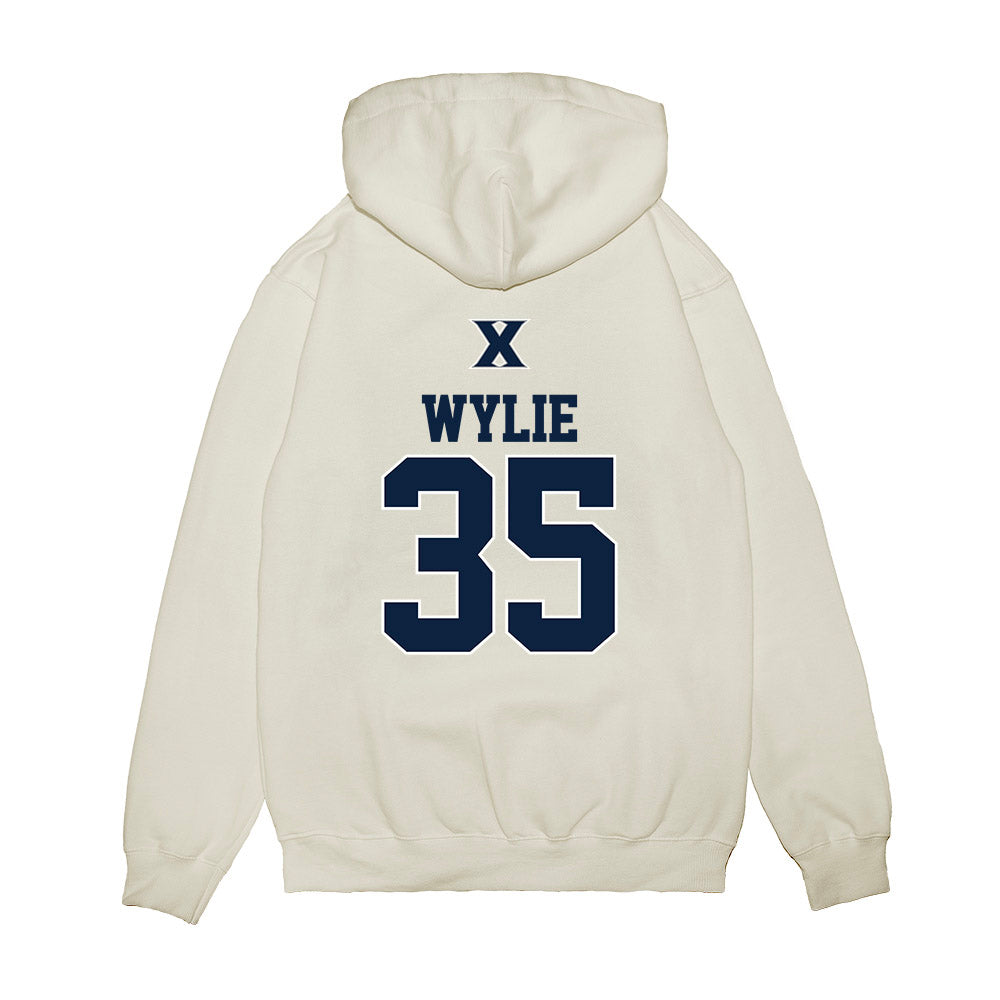 Xavier - NCAA Baseball : Jon Wylie - USA Premium Hooded Sweatshirt-1