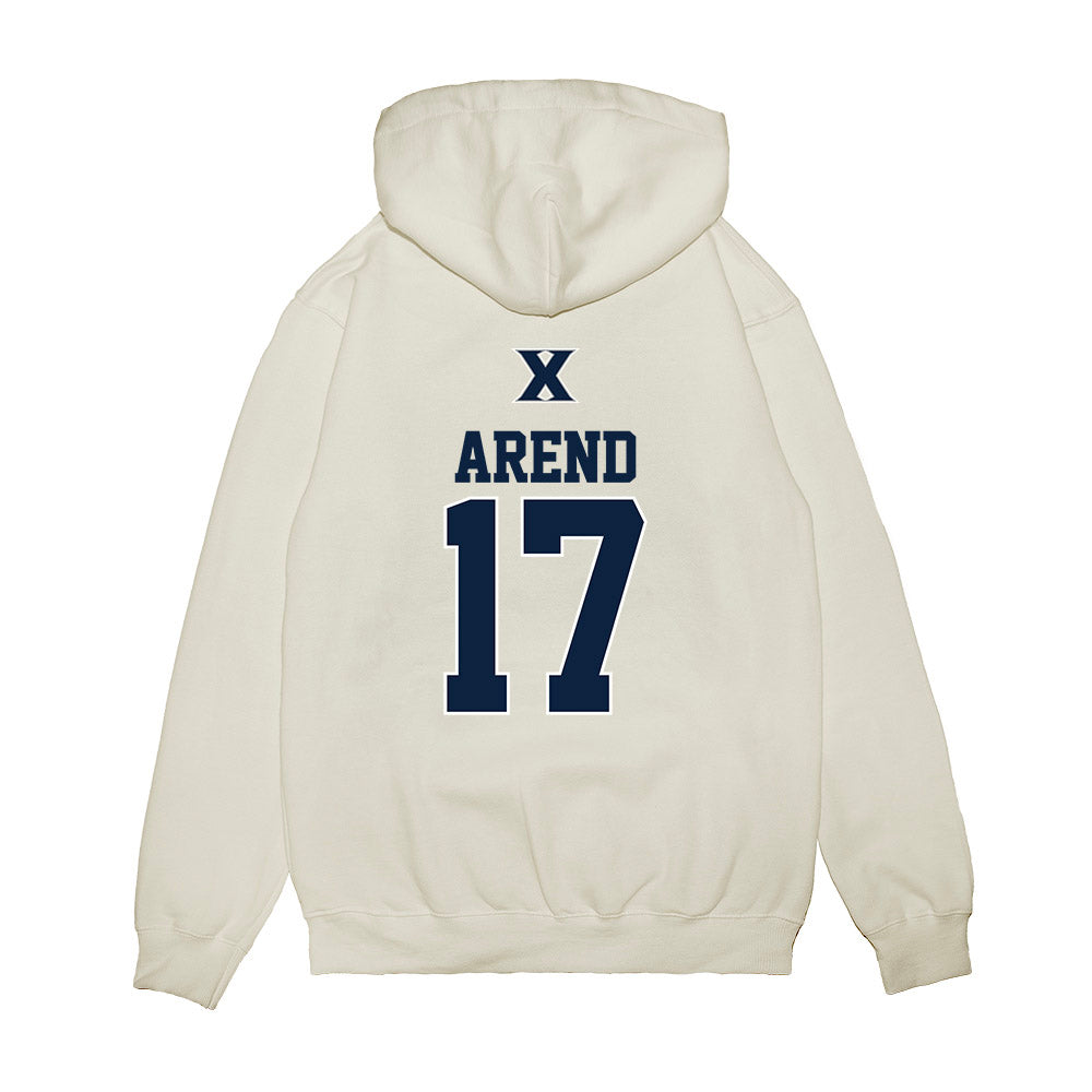 Xavier - NCAA Baseball : Joey Arend - USA Premium Hooded Sweatshirt-1