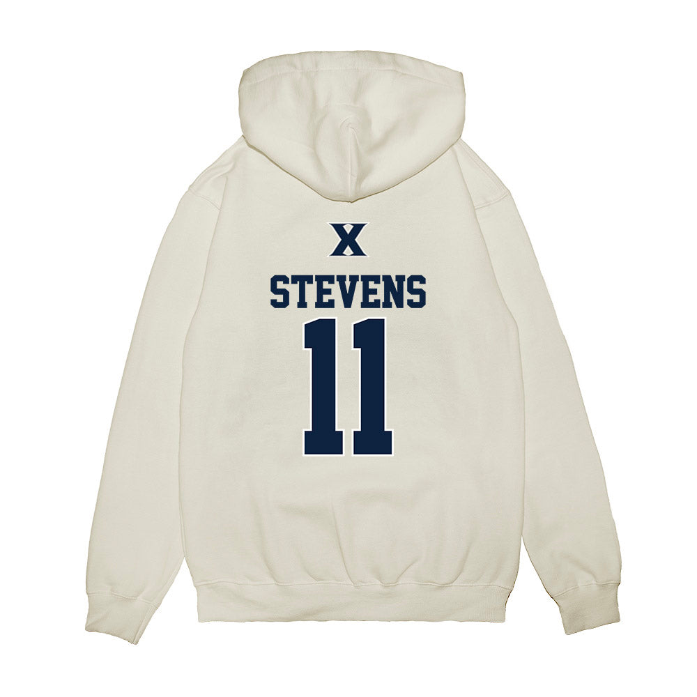 Xavier - NCAA Baseball : Samuel Stevens - USA Premium Hooded Sweatshirt-1